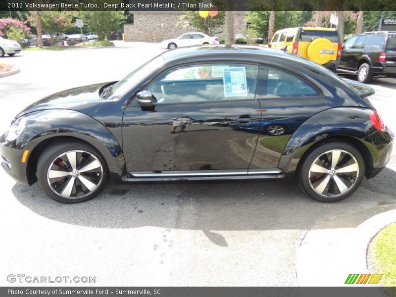 Deep Black Pearl Metallic / Titan Black 2012 Volkswagen Beetle Turbo