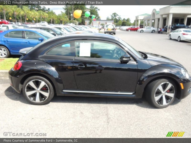 Deep Black Pearl Metallic / Titan Black 2012 Volkswagen Beetle Turbo