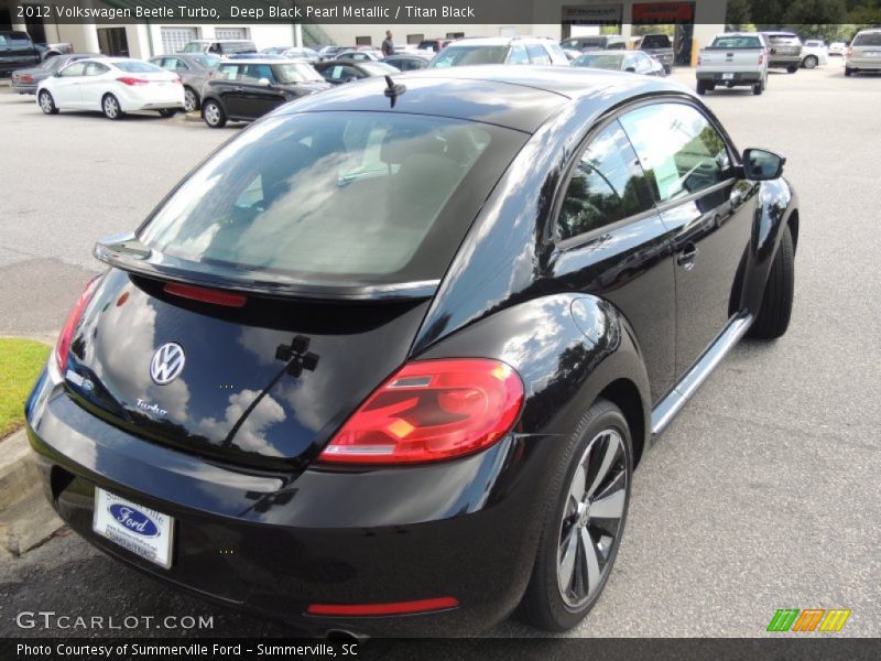 Deep Black Pearl Metallic / Titan Black 2012 Volkswagen Beetle Turbo