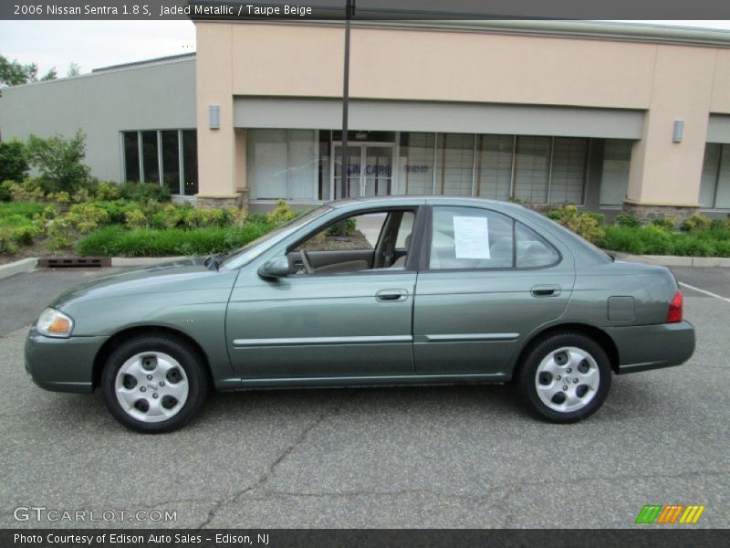 Jaded Metallic / Taupe Beige 2006 Nissan Sentra 1.8 S
