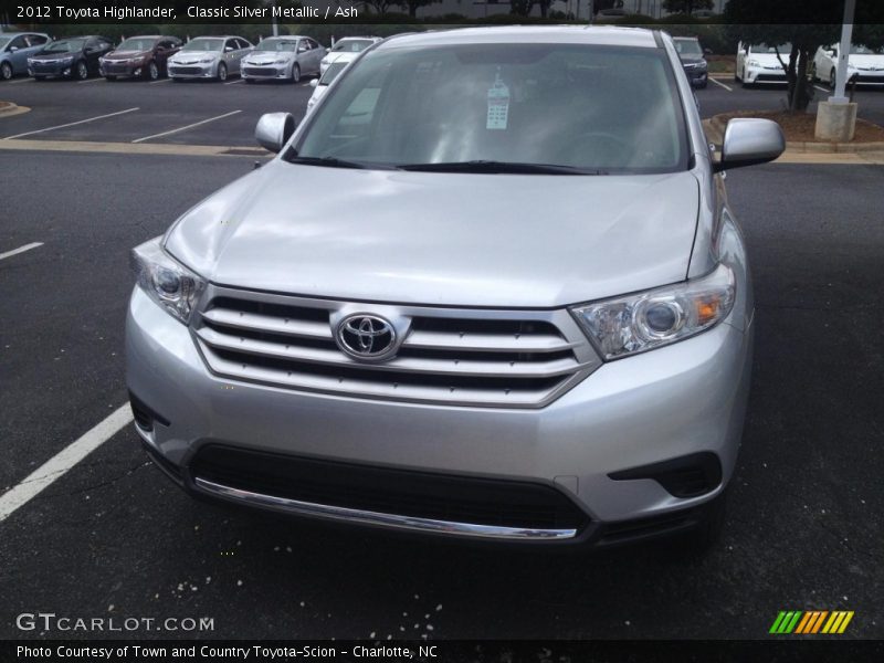 Classic Silver Metallic / Ash 2012 Toyota Highlander