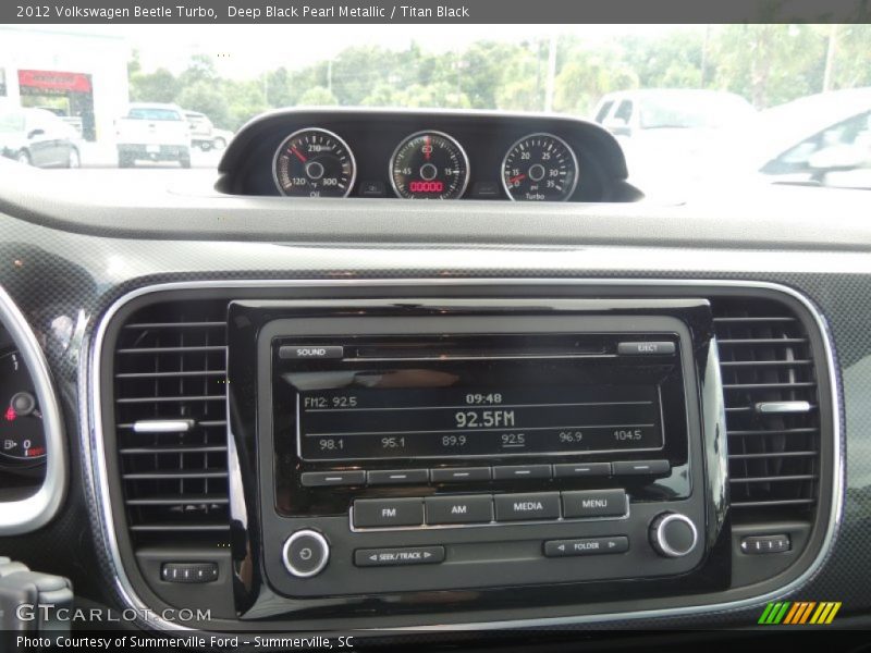 Deep Black Pearl Metallic / Titan Black 2012 Volkswagen Beetle Turbo