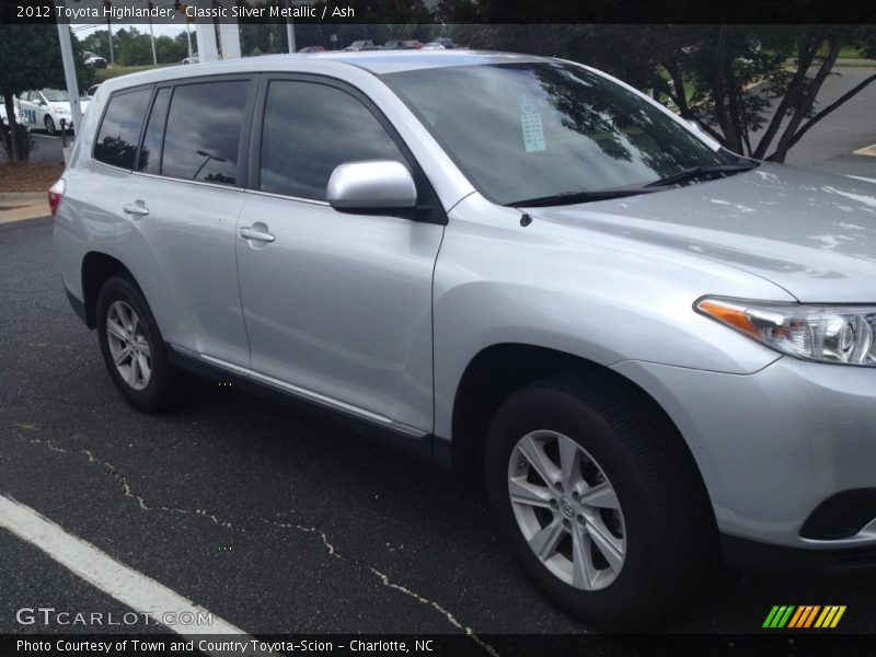 Classic Silver Metallic / Ash 2012 Toyota Highlander