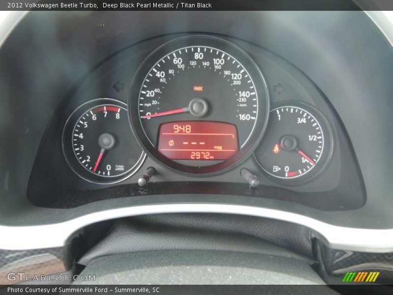 Deep Black Pearl Metallic / Titan Black 2012 Volkswagen Beetle Turbo