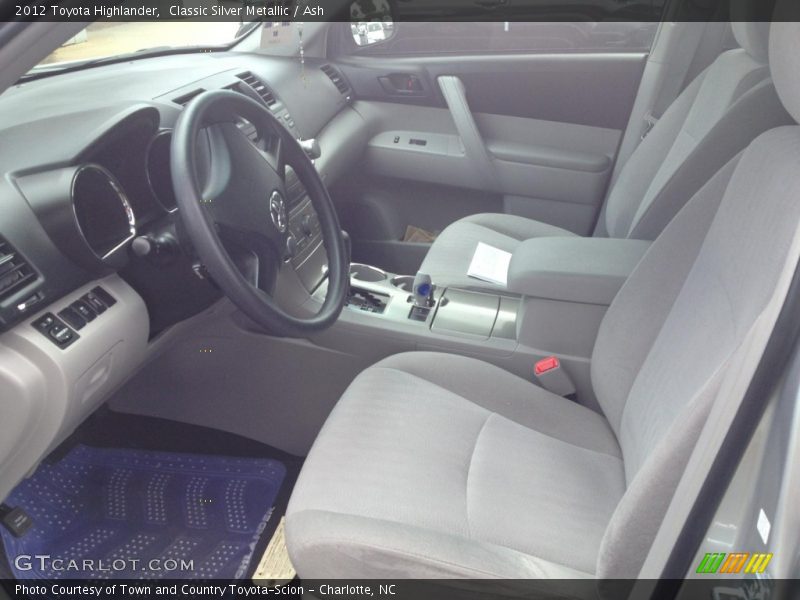 Classic Silver Metallic / Ash 2012 Toyota Highlander