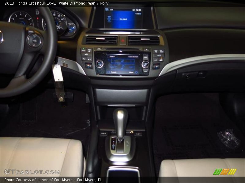 White Diamond Pearl / Ivory 2013 Honda Crosstour EX-L