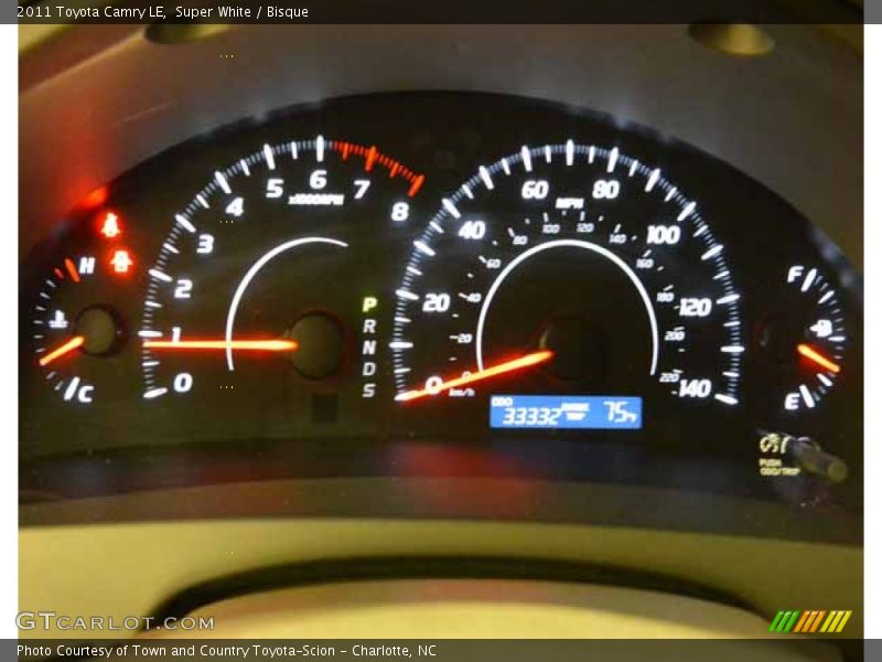 Super White / Bisque 2011 Toyota Camry LE