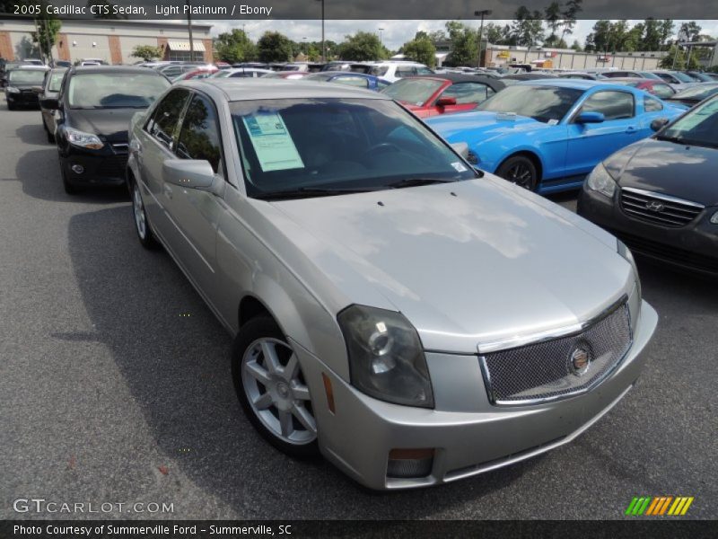Light Platinum / Ebony 2005 Cadillac CTS Sedan