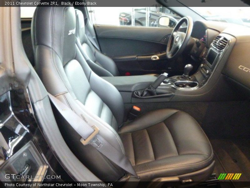 Front Seat of 2011 Corvette ZR1