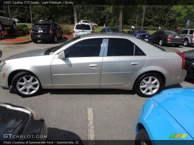 Light Platinum / Ebony 2005 Cadillac CTS Sedan