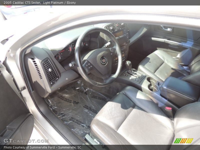 Light Platinum / Ebony 2005 Cadillac CTS Sedan