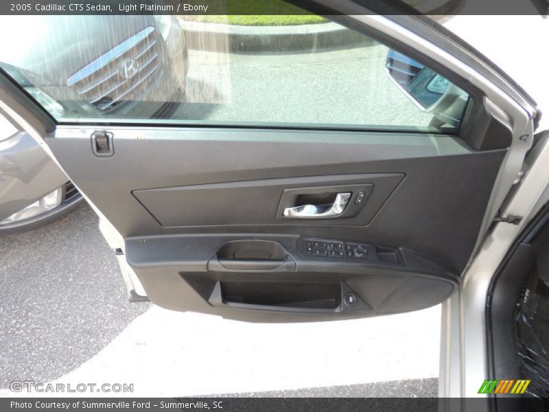 Light Platinum / Ebony 2005 Cadillac CTS Sedan