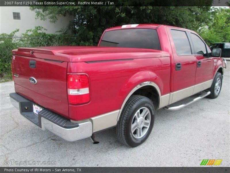 Redfire Metallic / Tan 2007 Ford F150 Texas Edition SuperCrew