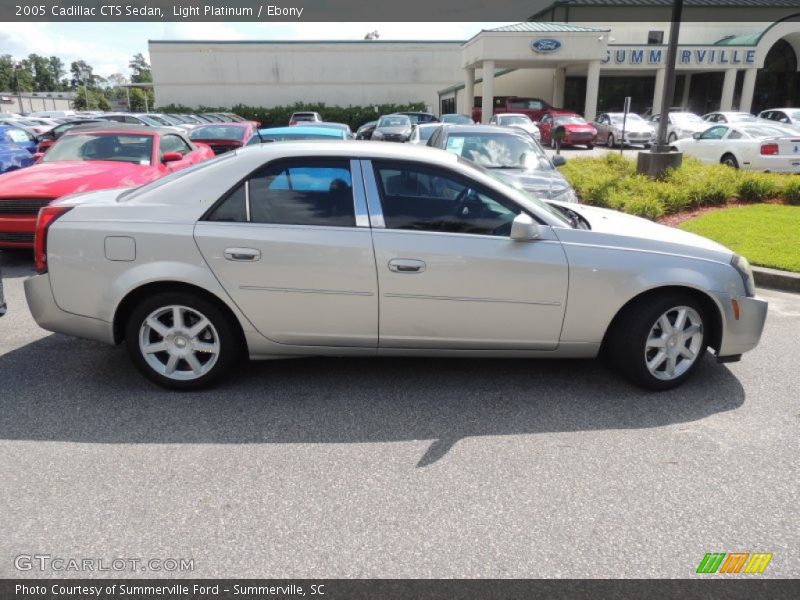 Light Platinum / Ebony 2005 Cadillac CTS Sedan
