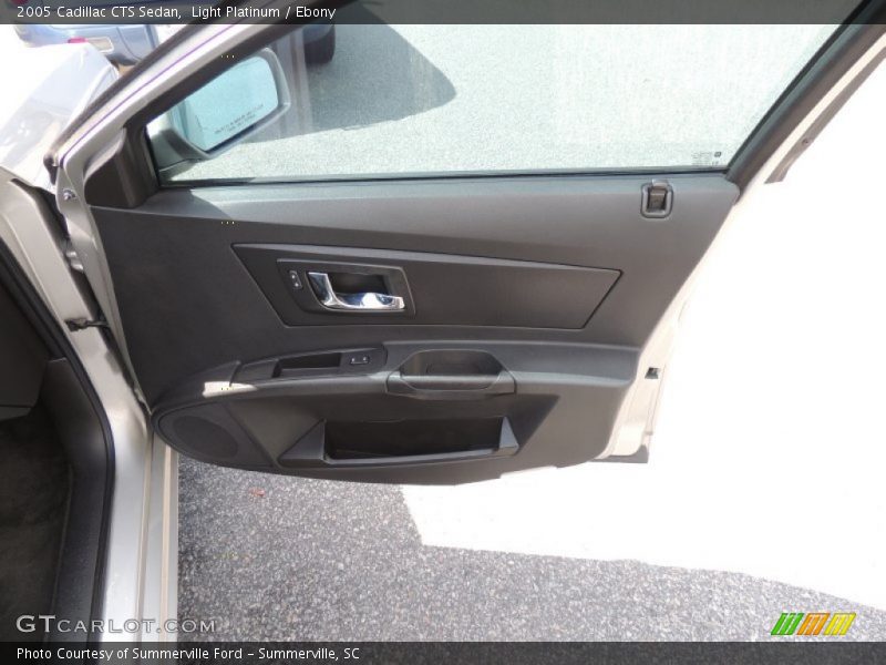 Light Platinum / Ebony 2005 Cadillac CTS Sedan