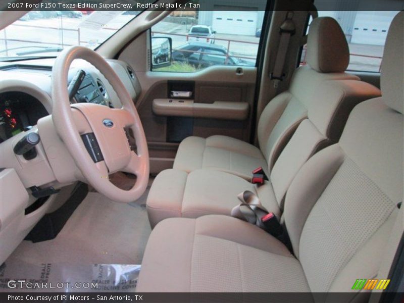 Redfire Metallic / Tan 2007 Ford F150 Texas Edition SuperCrew