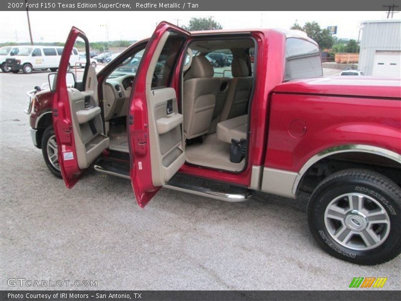 Redfire Metallic / Tan 2007 Ford F150 Texas Edition SuperCrew