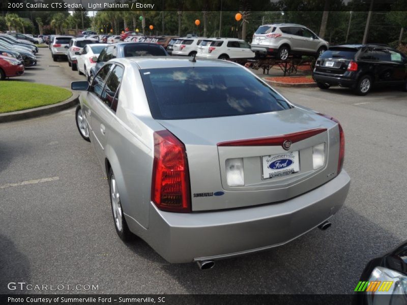 Light Platinum / Ebony 2005 Cadillac CTS Sedan