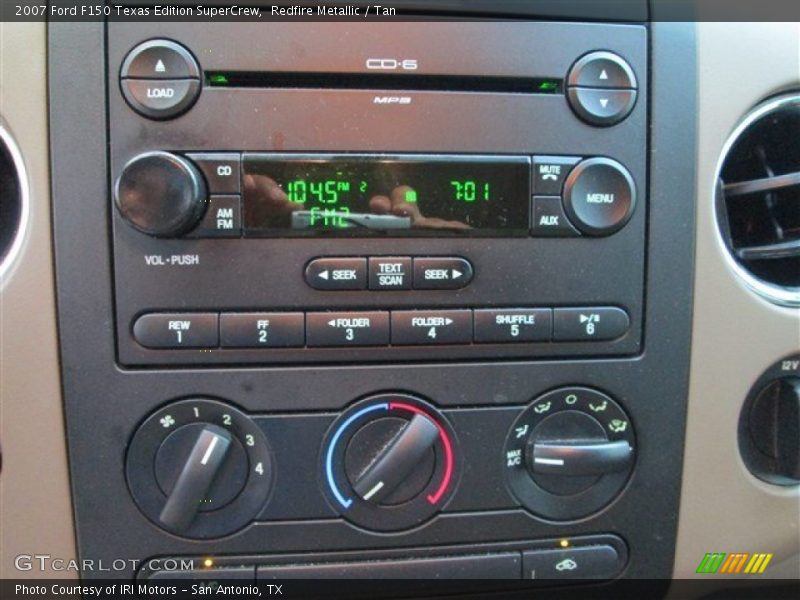 Redfire Metallic / Tan 2007 Ford F150 Texas Edition SuperCrew