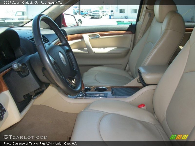 Red Jewel / Tan 2007 Saturn Outlook XR
