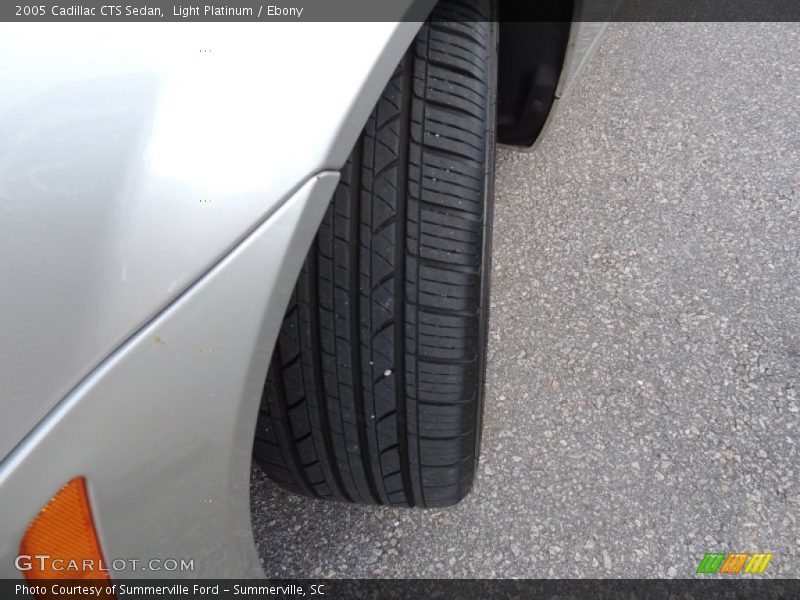 Light Platinum / Ebony 2005 Cadillac CTS Sedan
