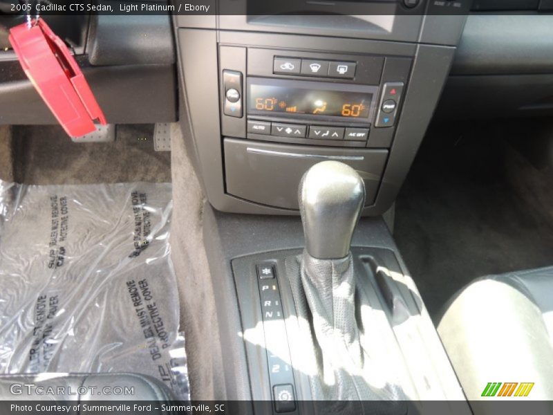 Light Platinum / Ebony 2005 Cadillac CTS Sedan