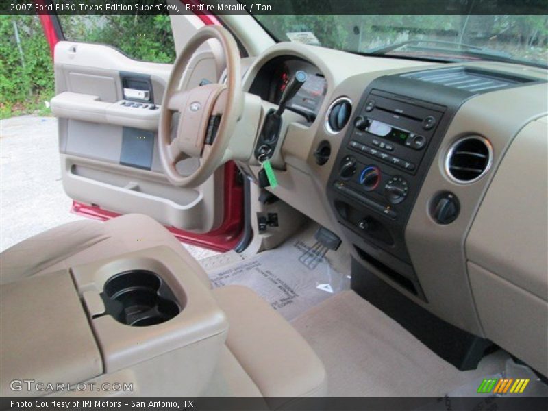 Redfire Metallic / Tan 2007 Ford F150 Texas Edition SuperCrew