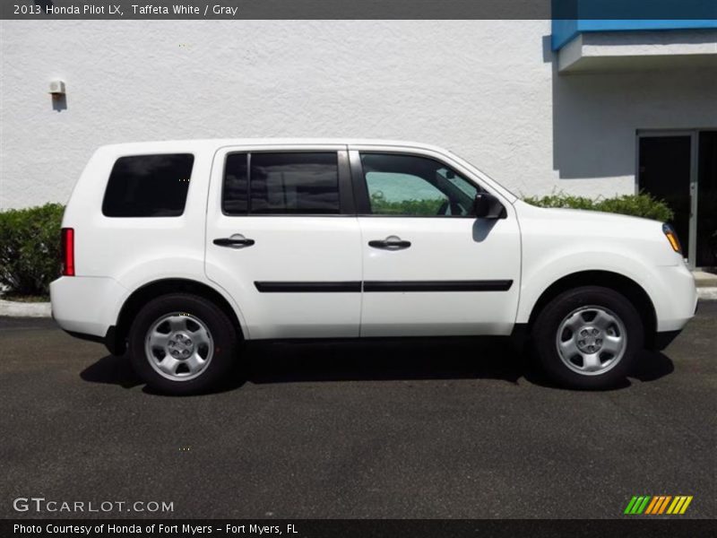 Taffeta White / Gray 2013 Honda Pilot LX