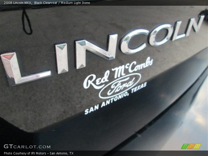 Black Clearcoat / Medium Light Stone 2008 Lincoln MKX