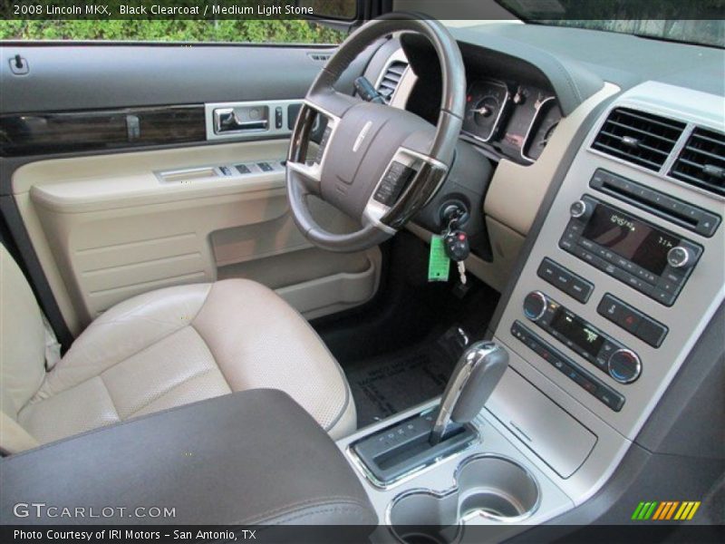 Black Clearcoat / Medium Light Stone 2008 Lincoln MKX