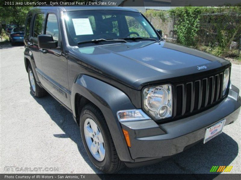 Dark Charcoal Pearl / Dark Slate Gray 2011 Jeep Liberty Sport