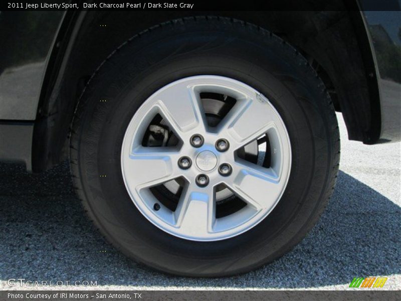 Dark Charcoal Pearl / Dark Slate Gray 2011 Jeep Liberty Sport
