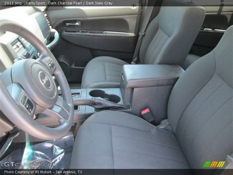 Dark Charcoal Pearl / Dark Slate Gray 2011 Jeep Liberty Sport