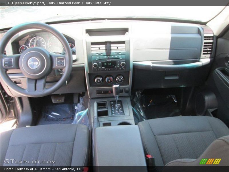 Dark Charcoal Pearl / Dark Slate Gray 2011 Jeep Liberty Sport