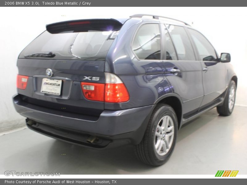 Toledo Blue Metallic / Grey 2006 BMW X5 3.0i