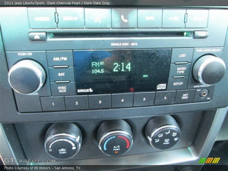 Dark Charcoal Pearl / Dark Slate Gray 2011 Jeep Liberty Sport