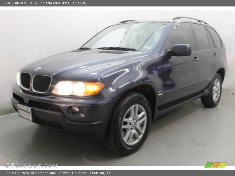 Toledo Blue Metallic / Grey 2006 BMW X5 3.0i