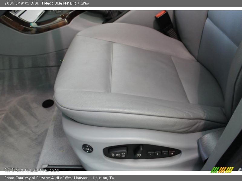 Toledo Blue Metallic / Grey 2006 BMW X5 3.0i