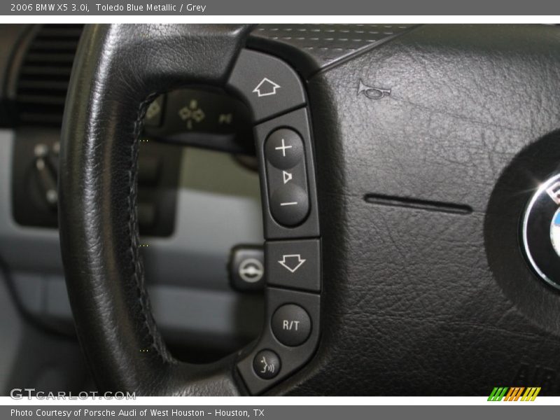 Toledo Blue Metallic / Grey 2006 BMW X5 3.0i