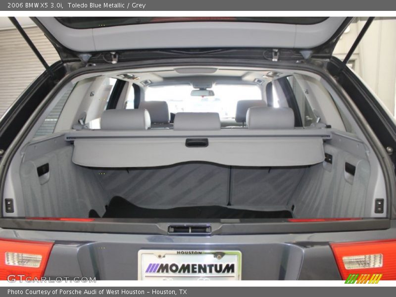 Toledo Blue Metallic / Grey 2006 BMW X5 3.0i