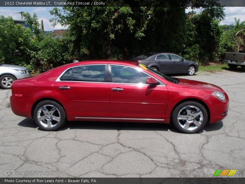 Crystal Red Tintcoat / Ebony 2012 Chevrolet Malibu LT