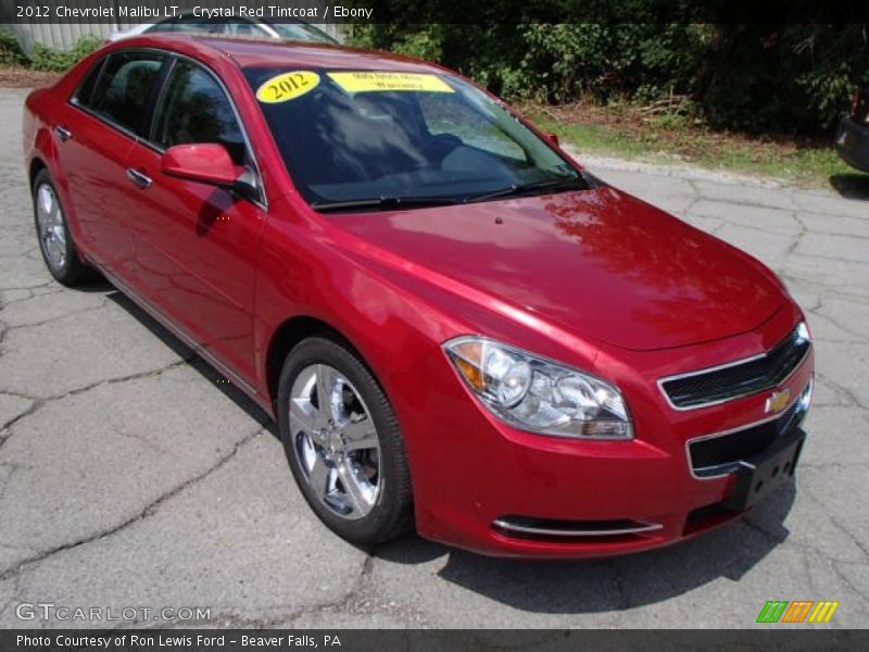 Crystal Red Tintcoat / Ebony 2012 Chevrolet Malibu LT