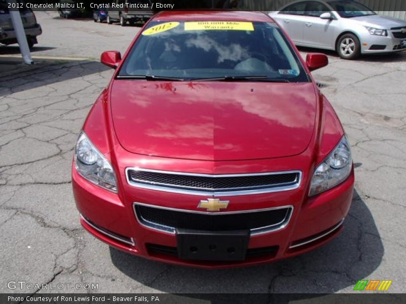 Crystal Red Tintcoat / Ebony 2012 Chevrolet Malibu LT