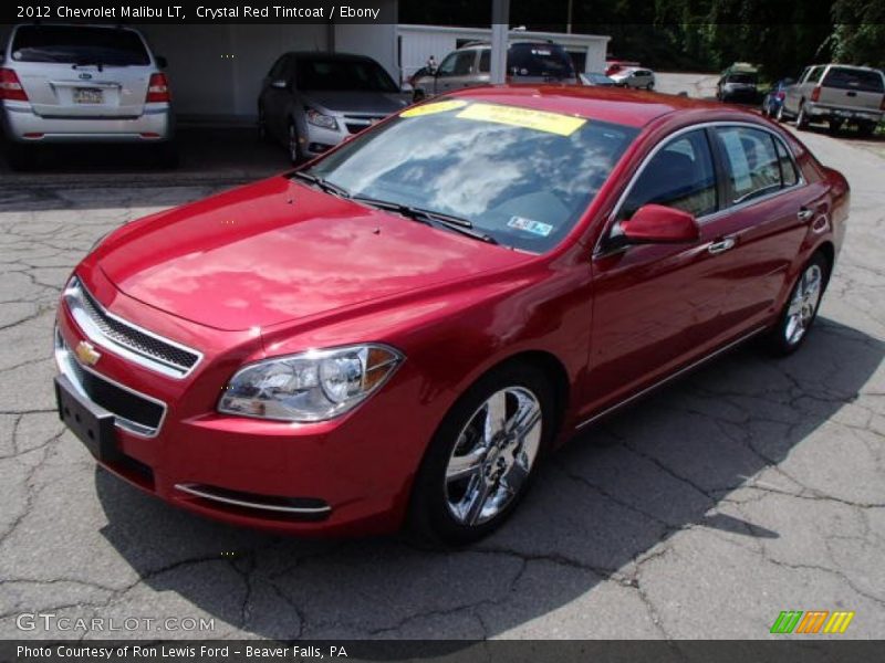 Crystal Red Tintcoat / Ebony 2012 Chevrolet Malibu LT