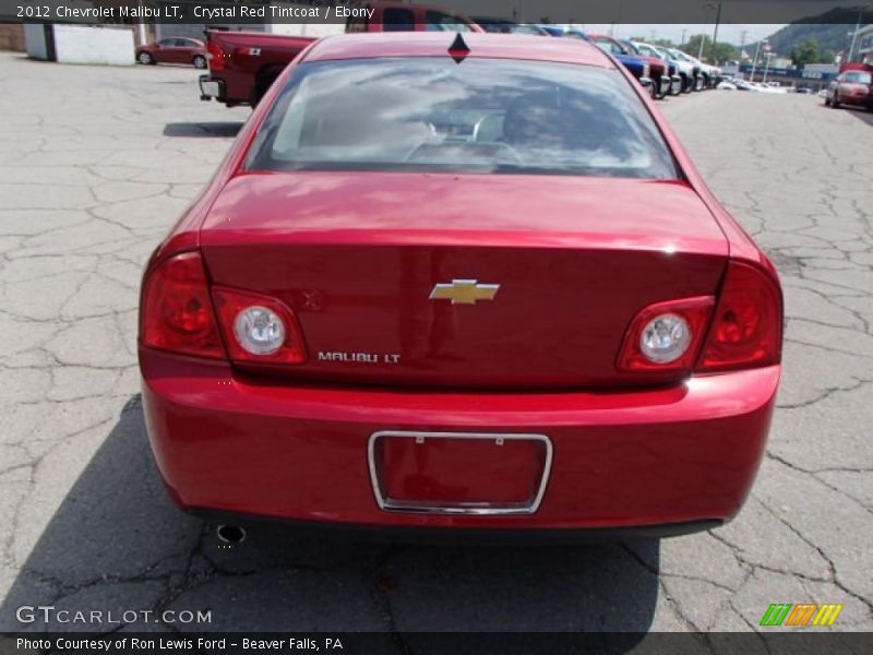 Crystal Red Tintcoat / Ebony 2012 Chevrolet Malibu LT