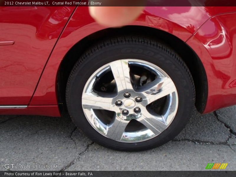 Crystal Red Tintcoat / Ebony 2012 Chevrolet Malibu LT