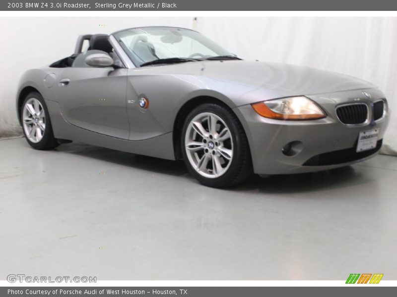 Sterling Grey Metallic / Black 2003 BMW Z4 3.0i Roadster