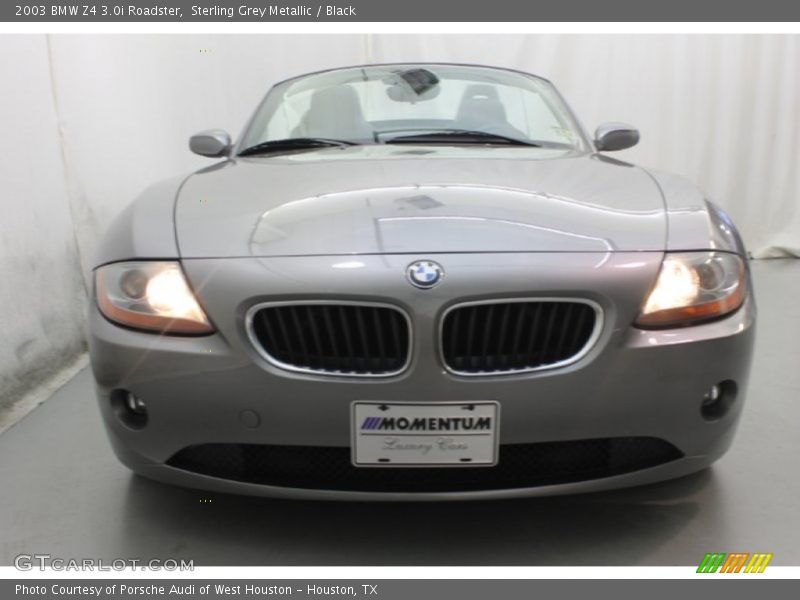 Sterling Grey Metallic / Black 2003 BMW Z4 3.0i Roadster