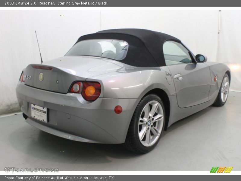 Sterling Grey Metallic / Black 2003 BMW Z4 3.0i Roadster