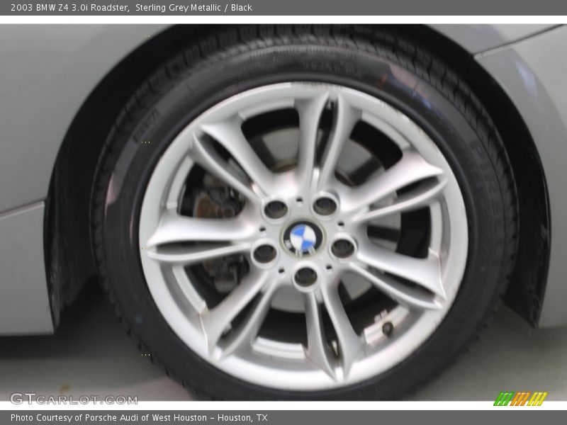 Sterling Grey Metallic / Black 2003 BMW Z4 3.0i Roadster